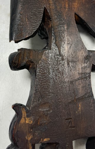 Lot 285 - Two wooden models of the Imperial Eagle, 19th century