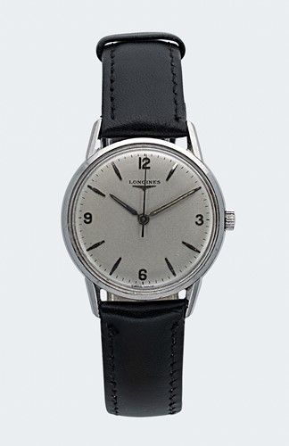 Lot 249 - Longines - A steel wristwatch