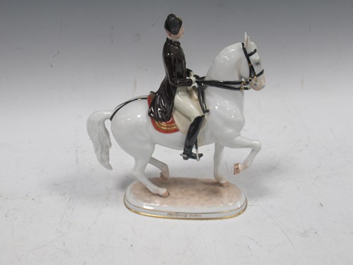 Lot 13 - An Austrian Augarten porcelain Spanish Riding...
