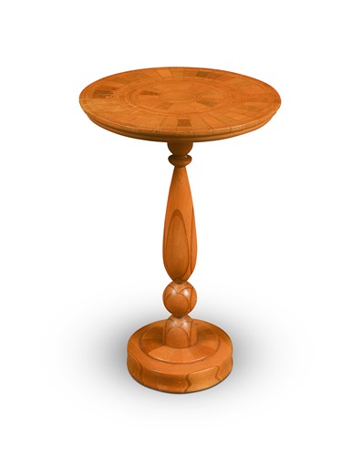 Lot 187 - A New Zealand specimen wood lamp table
