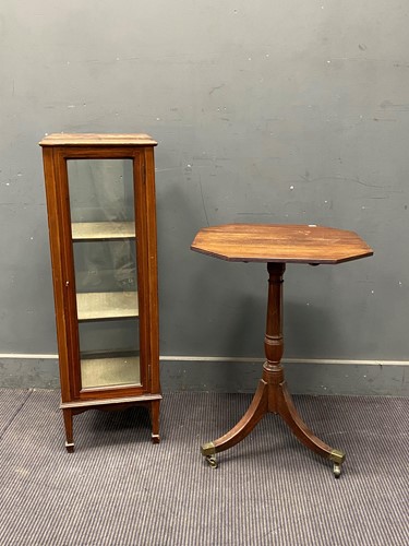Lot 341 - An Edwardian satinwood display cabinet, 101 x...