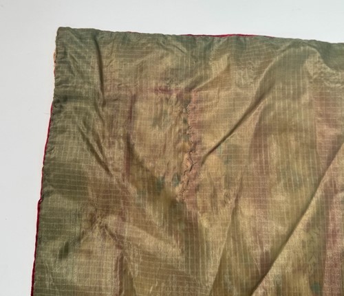 Lot 255 - A Chinese silk embroidered Manchu panel, late Qing Dynasty, circa 1890