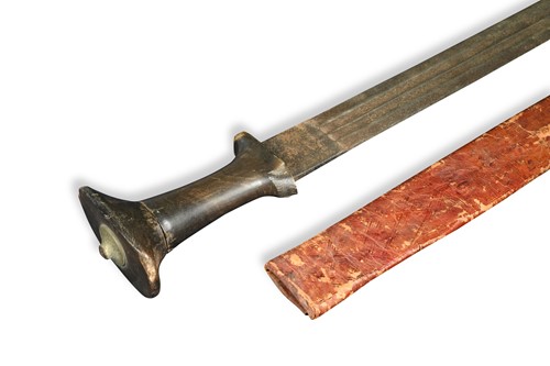 Lot 597 - An Ethiopian gurade sword, 19th century