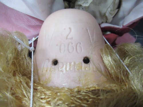 Lot 78 - Three large bisque-head dolls: bisque-head...