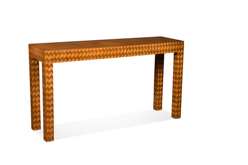 Lot 252 - A 20th-century craftsman-made console table