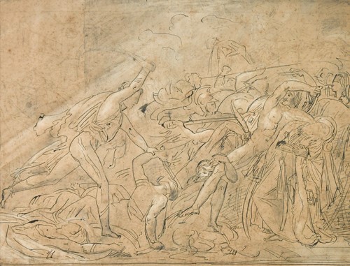 Lot 230 - Attributed to Anne-Louis Girodet de Roucy-Trioson (French, 1767-1824)
