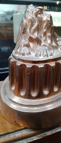 Lot 76 - Collector's items: Recumbent Lion jelly mould...