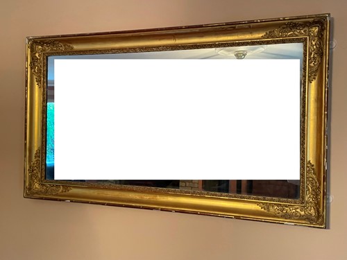 Lot 473 - A 19th century gilt frame rectangular wall...