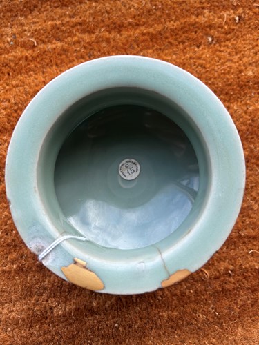 Lot 3 - A Chinese Longquan celadon-glazed tripod censer, South Song Dynasty (1127-1279)