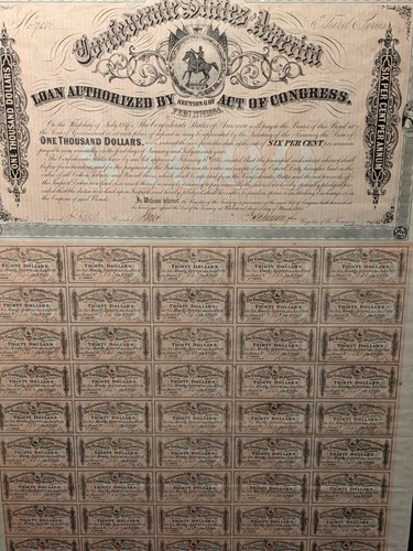 Lot 269 - A Group Of Three United States Confederate Related Items
