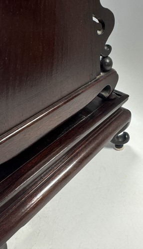 Lot 444 - A Chinese twin fusee mantel clock, circa 1900