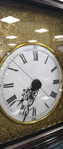 Lot 444 - A Chinese twin fusee mantel clock, circa 1900