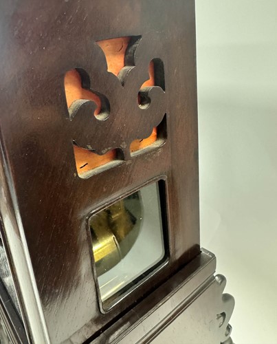 Lot 444 - A Chinese twin fusee mantel clock, circa 1900