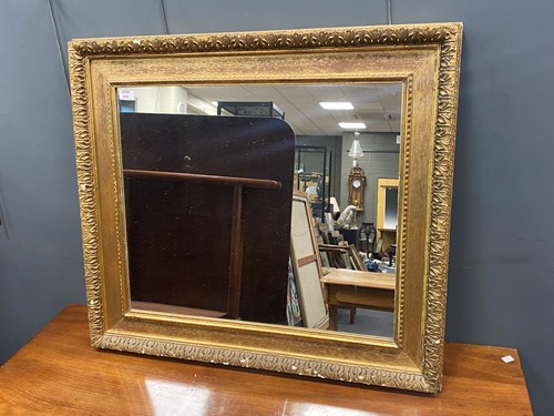 Lot 446 - A late Victorian gilt wood picture frame...