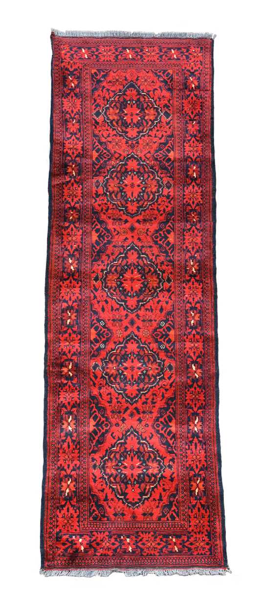 Lot 488 - A good Ersari runner, late 20th century