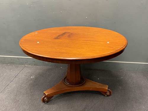 Lot 369 - A 19th century mahogany breakfast table,...