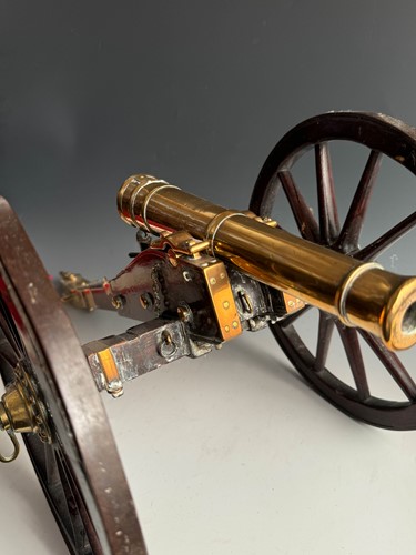 Lot 604 - A gilt bronze signalling or saluting cannon, 19th century