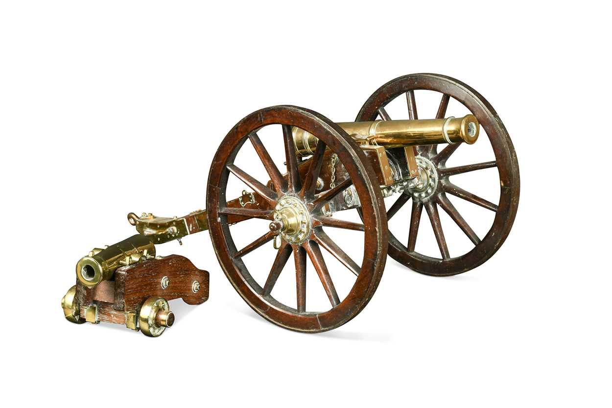 Lot 603 - A small bronze signalling cannon, early 20th century