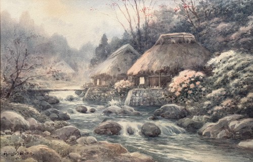 Lot 529 - A.Yoshida 20th century Japanese School,...