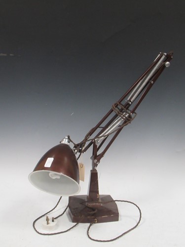Lot 364 - A very large mid century angled industrial...