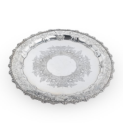 Lot 512 - An Edward VII silver dish