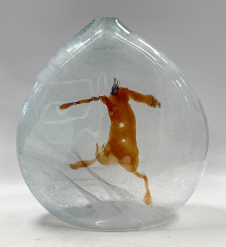 Lot 17 - Pere Ignasi (1949-), a clouded glass vase
