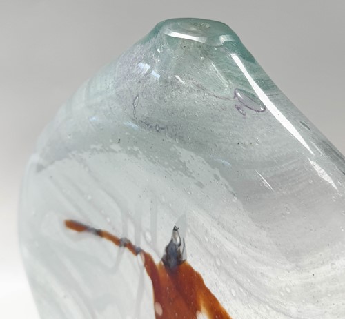 Lot 17 - Pere Ignasi (1949-), a clouded glass vase