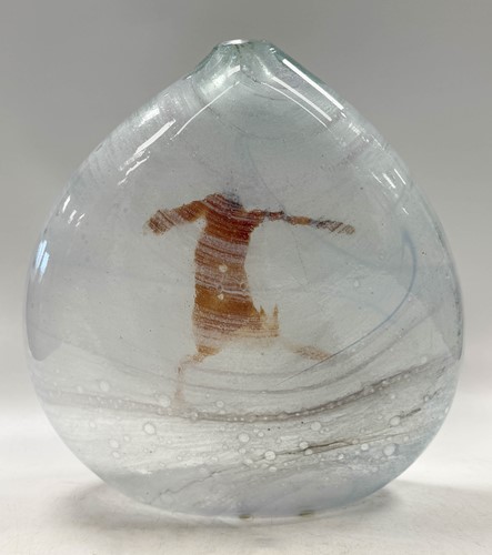 Lot 17 - Pere Ignasi (1949-), a clouded glass vase