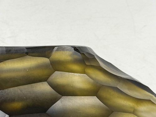 Lot 21 - An Oggetti cut sided glass vase, modern