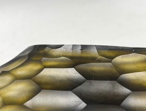 Lot 21 - An Oggetti cut sided glass vase, modern