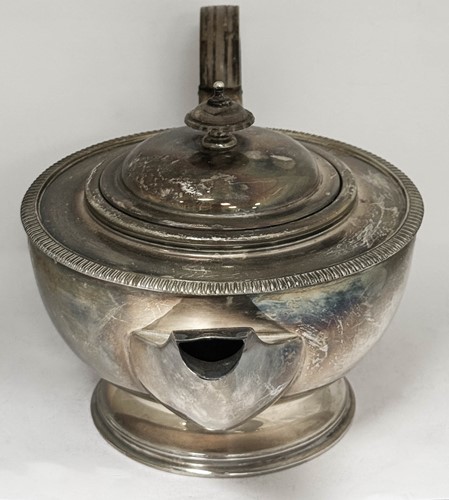 Lot 546 - A George VI silver teapot