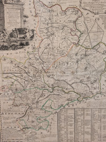 Lot 220 - Emanuel Bowen, An 18th century engraved map of...