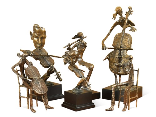 Lot 87 - Bernard Kim (1942-), The Orchestra