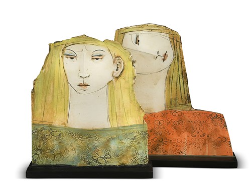 Lot 73 - Christy Keeney (1958-), head of a woman