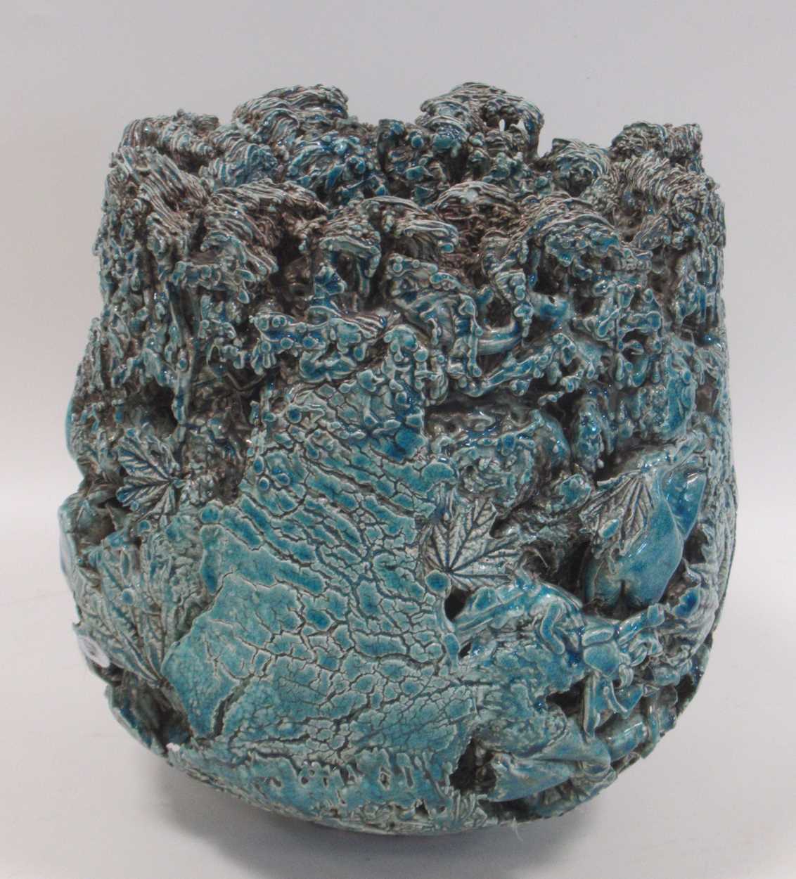 Lot 8 - A 20th century pottery vase