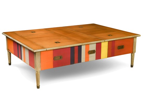 Lot 285 - Grange of France, a 'Candy Cane' coffee table