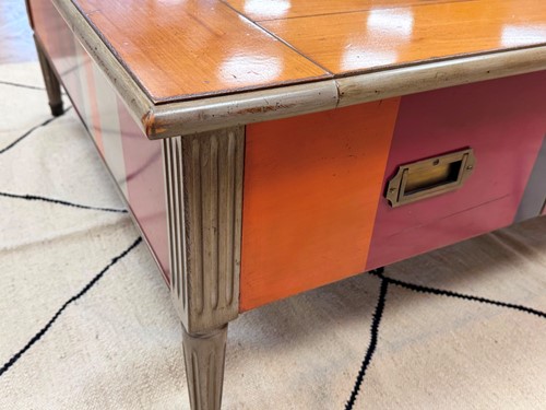 Lot 285 - Grange of France, a 'Candy Cane' coffee table