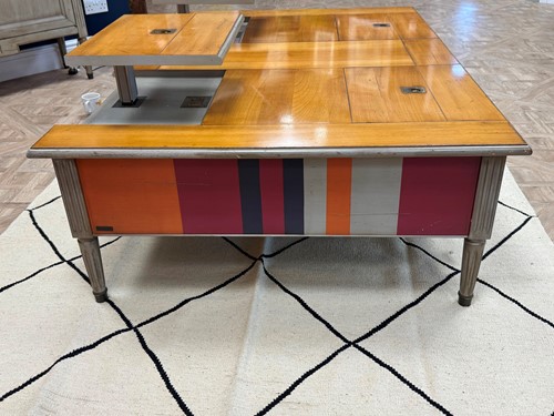 Lot 285 - Grange of France, a 'Candy Cane' coffee table