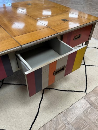 Lot 285 - Grange of France, a 'Candy Cane' coffee table