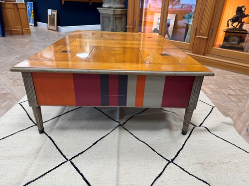 Lot 285 - Grange of France, a 'Candy Cane' coffee table