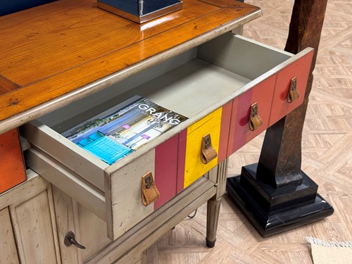 Lot 284 - Grange of France, a 'Candy Cane' sideboard