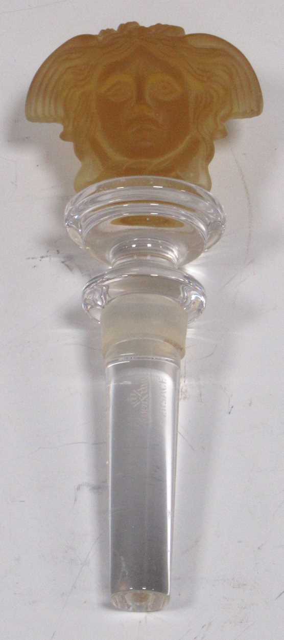 Lot 172 - A Versace 'Rosenthal' Medusa head bottle stopper
