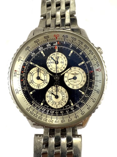 Lot 232 - Breitling - A steel limited edition 'Navitimer' wristwatch