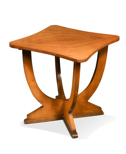 Lot 232 - An Art Deco period walnut occasional table