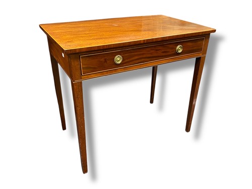 Lot 607 - A Regency mahogany side table with frieze...