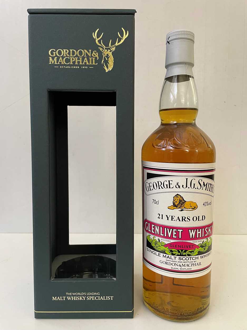 Lot 124 - George & J. G. Smith's Glenlivet Single Malt Scotch Whisky