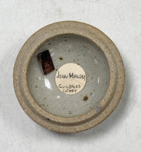 Lot 63 - John Maltby (1936-2020), a small stoneware dish