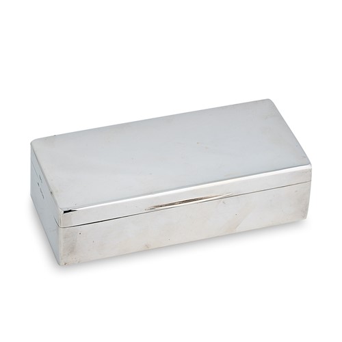 Lot 549 - A George VI silver table cigarette box