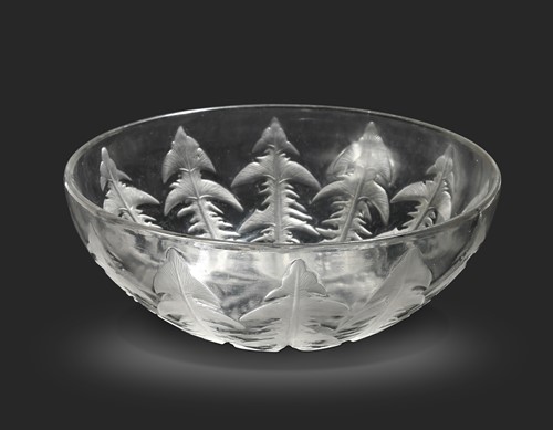 Lot 3 - Pissenlit, an R. Lalique frosted and clear glass bowl