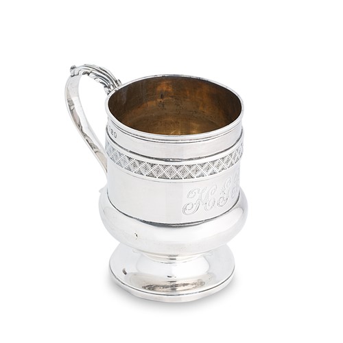 Lot 457 - A George III silver Christening mug